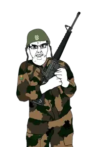 chudjak, assault rifle, black eyes, black hair, bosnia and herzegovina, camouflage, clothes, croatia, front view, gun