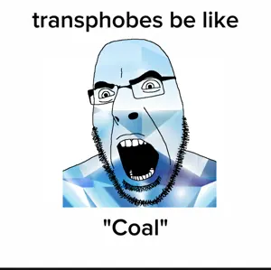cobson, 1soyjak, angry, bald, blue skin, coal, gem, gemskin, gemson, glasses