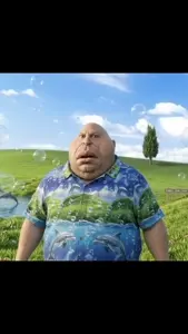 meximutt, muttvariants from meximutt, 1soyjak, animated, background, bald, brown eyes, bubbles, buttoned shirt, clothes
