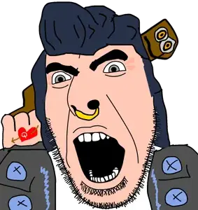 bull(brawl stars), cobson, angry, brawl stars, built for bbc, bwc, clothes, hair, hands, heart