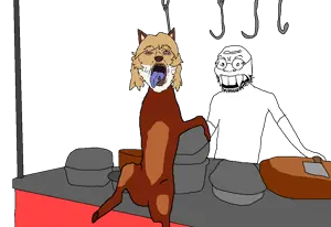 averi, bernd, soykio kid, 1soyjak, ack, almost full body, angry, asian, bald, blonde hair