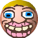 sheeeit, timmy, aryan, nuurumoji, a10 eyes, blue eyes, circle, cute, retard, smile