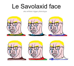 chudjak, protochud, angry, belarus, blonde hair, bloodshot eyes, chud, closed mouth, crying, estonia
