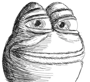 pepe, amphibian, animal, big lips, closed mouth, frog, grin, lips, looking at you, smile