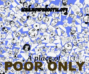 unknown, nonexistent splinters, useful soys, algodoo, back view, bald, black eyes, black hair, black text, blue background