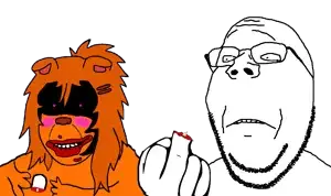 femjanny, gapejak, markiplier soyjak, female markiplier, wholesome soyjak, 2soyjaks, animal, animal ears, arm, award