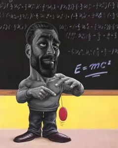 gigachad, gigachaded, beard, black hair, chalkboard, closed mouth, clothed, clothes, drawn background, full body