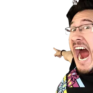markiplier pointing soyjak, two pointing soyjaks, thatsoyniggaontheright, irl soyjaks, brown hair, gaping mouth, glasses, hair, looking at you, markiplier