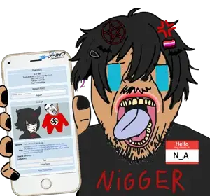 alunya, bernd, bat, blue tongue, closed eyes, crying, gray clothes, gray hair, gun, hair