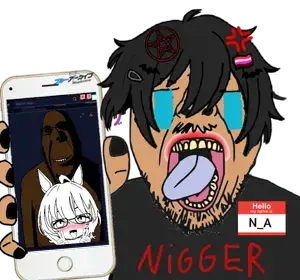rapeson, bernd, cobson, honse, hornyson, rapeson, blush, brown skin, closed eyes, crying
