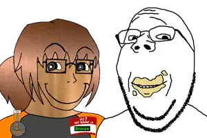 gapejak, soyak, soyak (cheeky), soygirl, wholesome soyjak, femjak, 1 year on bald men with glasses website, 2soyjaks, bald, black eyes