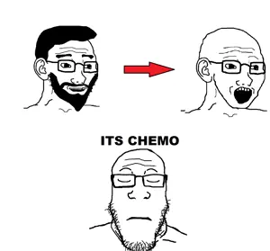 markiplier soyjak, soyak, its over, 3soyjaks, bald, beard, chemo, closed eyes, closed mouth, ear