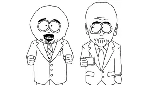 randy marsh, niggers, joke soyjaks, useful soys, 2soyjaks, bald, beard, black eyes, closed mouth, front view