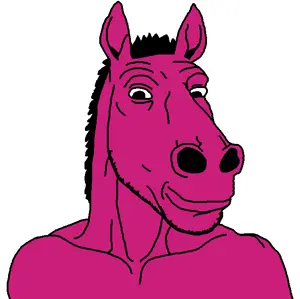unknown, 1soyjak, animal, animal ears, black eyes, black hair, closed mouth, glasses, hair, horse