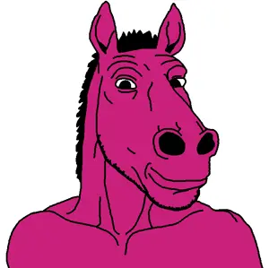 unknown, 1soyjak, animal, animal ears, black eyes, black hair, closed mouth, glasses, hair, horse