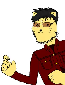 soykio kid, animal, black eyes, black hair, cat, cat ear, cat ears, catboy, closed mouth, ear