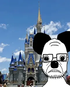 mickey mouse, feraljak, mousejak, commierat, kenneth, deformed feraljak subvariants, fusionjaks, 1soyjak, bald, beady eyes