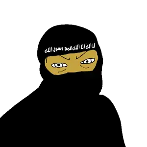 feraljak, balaclava, black hair, brown skin, clothes, country, covered facial hair, daesh, dawla, hair