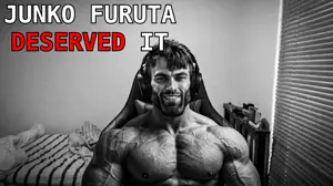 gigachad, deserved it, beard, buff, fact, foodistzen, front view, gray eyes, gray hair, gray skin