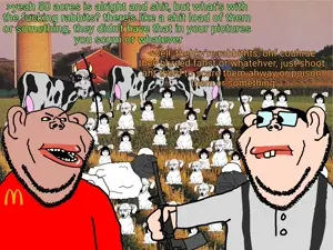 impish soyak ears, markiplier soyjak, meximutt, soyak, impish amerimutt, lawrence, neutralplier, animal, animals, ar-15
