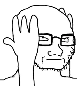 soyak, soyjak restoration project, 1soyjak, aliased, arm, bald, closed mouth, finna, glasses, hand