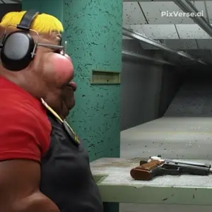 hunky, alicia, fat alicia, hunky twink sex machine, hunky twink sex machine, hunky memes, 1soyjak, aiming, animated, back view