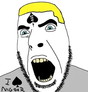 cobson, angry, blonde hair, blue eyes, eminem, hair, i love, nigger, open mouth, queen of spades