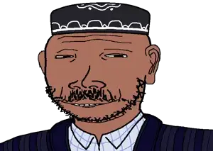 gapejak, kuzjak, massjak, masskuz, mustached kuzjak, wholesome soyjak, fusionjaks, 1soyjak, brown skin, cap