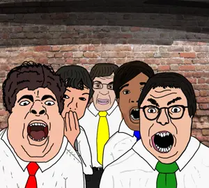 chugsjak, nerdjak, nulljak, roger jimmy piker, volcanojak, quintet, 5soyjaks, andrew horowitz, black hair, brown skin