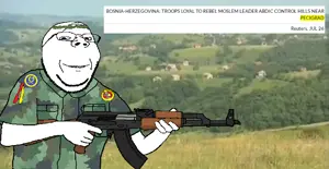 gapejak, wholesome soyjak, 1soyjak, ak-47, apzb, assault rifle, autonomous province of western bosnia, babo, bald, black eyes