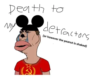 meximutt, bantumutt, brazilmutt, 1soyjak, angry, brown eyes, brown hair, brown skin, commie pedo troon, communimouse
