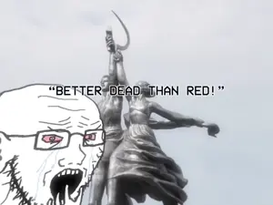 bernd, chudjak, soyak, hanging troonjak, soyak (concerned), troonjak, ack, bald, black eyes, communism