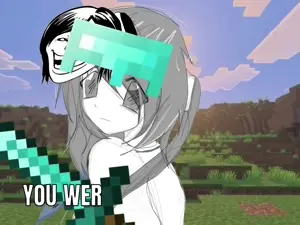 cinnta re, female trollface, trollface, chudjak, pol face, 1soyjak, animal, animated, anime, black hair