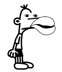 manny heffley, meximutt, bantujeet, bantumutt, 1soyjak, big lips, black eyes, black hair, clothes, frown
