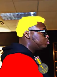 nate higgers, hunky twink sex machine, natejak, 1 year on bald men with glasses website, 1soyjak, award, black hair, black skin, blonde hair, closed mouth