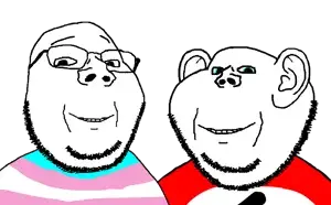 gapejak, impish soyak ears, jolly soyak ears, wholesome soyjak, wholyjak, are you soying what im soying, no more brother wars, trios & duos, 2soyjaks, bald