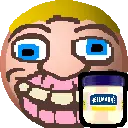 sheeeit, timmy, aryan, nuurumoji, a10 eyes, blue eyes, circle, cute, hellmanns, hellmanns mayonnaise