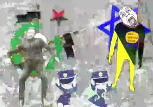 bernd, hanging troonjak, troonjak, 1soyjak, ack, anarcho-capitalism, ancap, bald, black eyes, bloodshot eyes