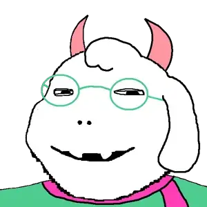 ralsei (deltarune), gapejak, massbaaahjak, massjak, massmeowjak, wholesome soyjak, 1soyjak, animal ears, animal nose, black eyes