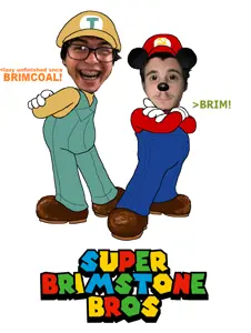 luigi, mario, mickey mouse, commiejak, disgusting trevorcreature, braces, brimstone, brown shoes, closed mouth, clothes