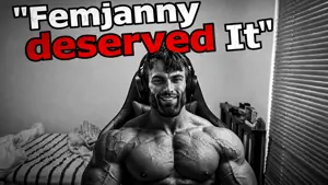 femjanny, gigachad, deserved it, 1nas, beard, black eyes, buff, facts, femjanny will never be a gem, foodistzen