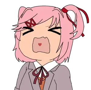 anime, anime girl, closed eyes, female, girl, hair, hair clip, heart, medium hair, natsuki