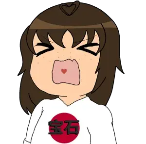 ahoge, asian, brown hair, closed eyes, freckles, hair, heart, japan, japanese, japanese text
