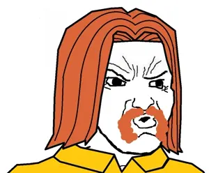 steve lombard, wojak, clothes, hair, mustache, the daily planet, uncolored skin, white background, dc comics, superman