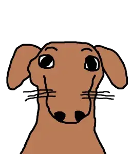 dogjak, dogjak ears, 1soyjak, animal, closed mouth, dog, dog ear, ear, front view, looking at you