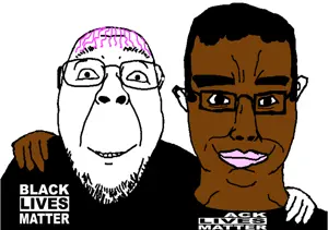 bernd, chudjak, chudjak front, chud troon alliance, trios & duos, 2soyjaks, ack, black eyes, black hair, black lives matter