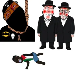 bernd, cobson, feraljak, hanging troonjak, troonjak, 4soyjaks, ack, autism, batman logo, black eyes