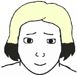 markiplier soyjak, female markiplier, laura, lawrence, aryan, 1soyjak, a10 eyes, albania, black eyes, black hair