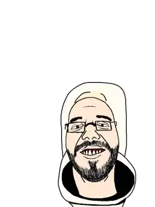 bukelejak, skibidi soyjaks, 1soyjak, bald, beard, black eyes, black hair, bukele, eyebrows, fair skin