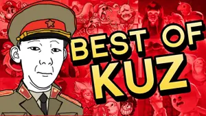 kuzjak, best of namefags, 1soyjak, black eyes, cap, closed mouth, clothes, communism, drawn background, hat